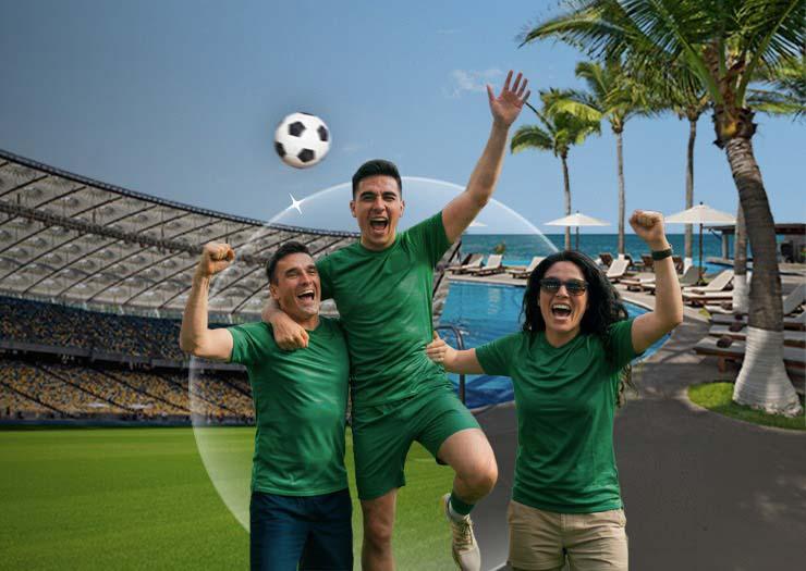LA EMOCIÓN DEL FUTBOL SE VIVE EN KRYSTAL Krystal® Beach Acapulco LA EMOCIÓN DEL FUTBOL SE VIVE EN KRYSTAL Krystal® Beach Acapulco